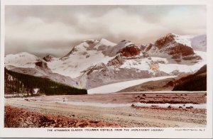 Athabasca Glacier Columbia Icefield AB Alberta Unused Real Photo Postcard F72