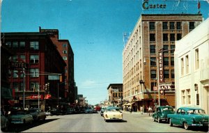 First Avenue North Billings Montana Postcard B1 Coca Cola Northern Hotel James