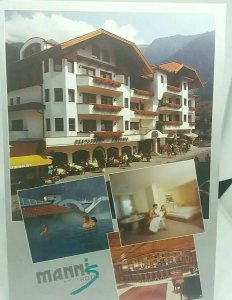 Vtg Multiview Postcard Mannis Hotel Mayrhofen Austria Tirol