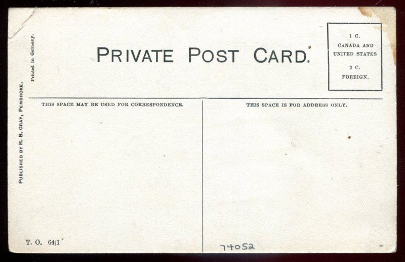 dc1083 - PETAWAWA Ontario Postcard 1910s Military Camp by Gray