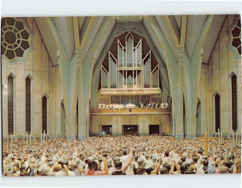 Postcard The great organ of the Basilica, Sanctuaire Notre-Dame du Cap, Canada 