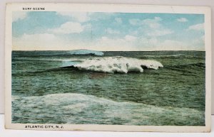 Atlantic City New Jersey Surf Scene c1920s to Elizabethtown PA Postcard A3