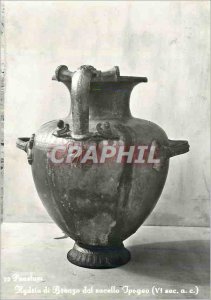 Postcard Modern Paestum hydria Bronze Sacellum Ipagique