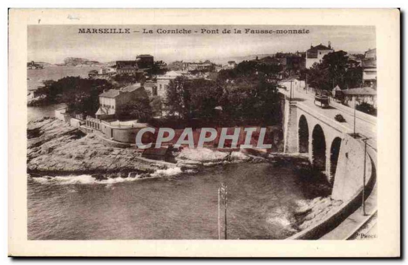 Marseille - La Corniche - Bridge Counterfeit Money - Old Postcard