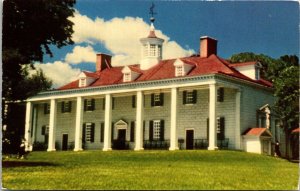 Mount Vernon VA Virginia Home George Washington Postcard VTG UNP Mirro Vintage 