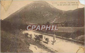 Old Postcard Le Puy saw Foot (altitude 1465 m)