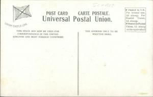 Union-Castle Union Castle Mail Steamship Co Interior c1910 Postcard SCARCE!
