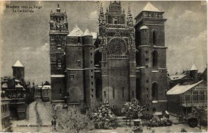 CPA RODEZ sous la Neige - La Cathédrale (109606)