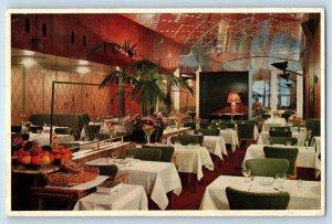 Rotterdam South Holland Netherlands Postcard Beurs Cafe Restaurant 1955