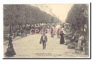 Rochefort sur Mer Old Postcard Perspective of the street & # 39arsenal TOP (w...