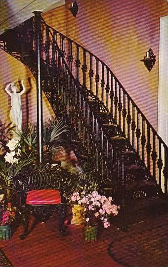 Beautiful Curved Iron Staircase At The Elms Natchez Mississippi