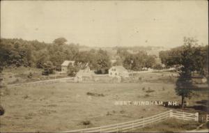 West Windham NH Farm House 1907 Real Photo Postcard