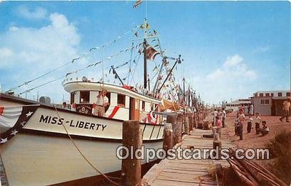 Shrimp Boats, Blessing of the Fleet Gulf Coast Ship Unused 
