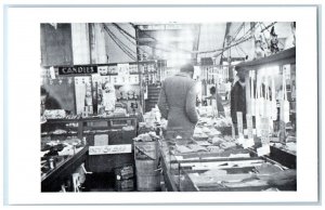 c1920's A. Schwab General Store Candy Department Beale St. Memphis TN Postcard