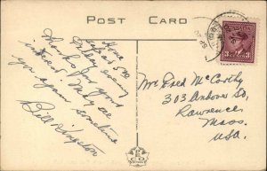 Bathurst New Brunswick Children Playing Beach Sand Vintage Postcard