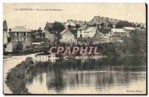 Old Postcard La Courtine The Lake Grattadour