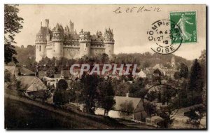 Old Postcard Pierrefonds Chateau