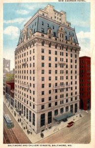 Maryland Baltimore New Emerson Hotel 1918