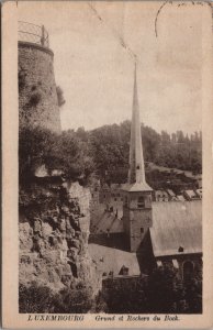 Luxembourg Grund et Rochers du Bock Vintage RPPC C050