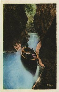 CPA GRESY-sur-AIX Gorges du Sierroz - Parcours en Bateau (1195587)