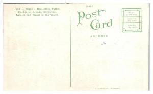 Refreshment Parlor, Plankinton Arcade, Milwaukee, WI Postcard *5E5