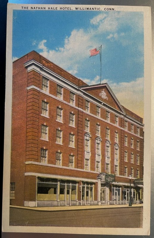 Vintage Postcard 1915-1930 The Nathan Hale Hotel, Willimantic, Connecticut (CT)
