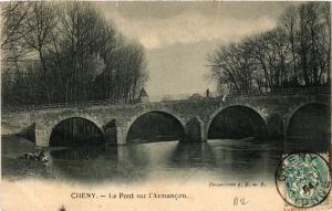 CPA CHENY - Le Pont sur l'ARMANCON (658901)