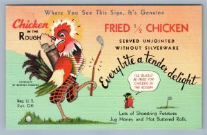 OKLAHOMA CITY OK BEVERLY'S CHICKEN RESTAURANT ADVERTISING VINTAGE POSTCARD 