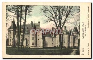 Old Postcard Meillant Cher Chateau