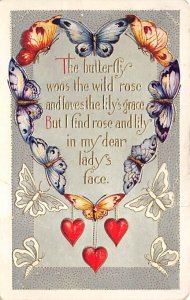 The Butterfly woos the wild rose Butterfly 1912 