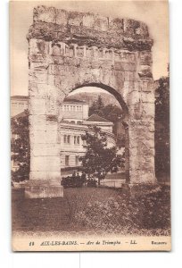 Aix-les-Bains France Postcard 1907-1915 Arc de Triomphe