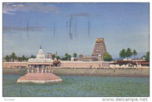 Mylapore Temple , MADRAS , PU-1963 INDIA