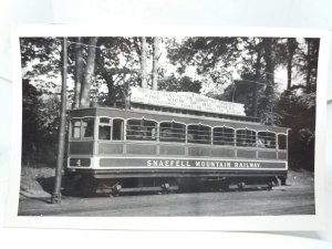 Original Vintage Tram Photo Snaefell Mountain Railway Car no 4 Isle of Man