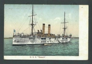 Ca 1904 Post Card USS Newark UDB