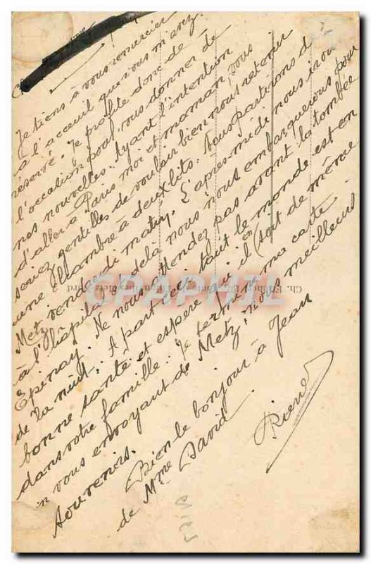 Old Postcard Metz station