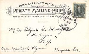 Cortland New York Historic Bldg Multiview Private Mail Antique Postcard K105422