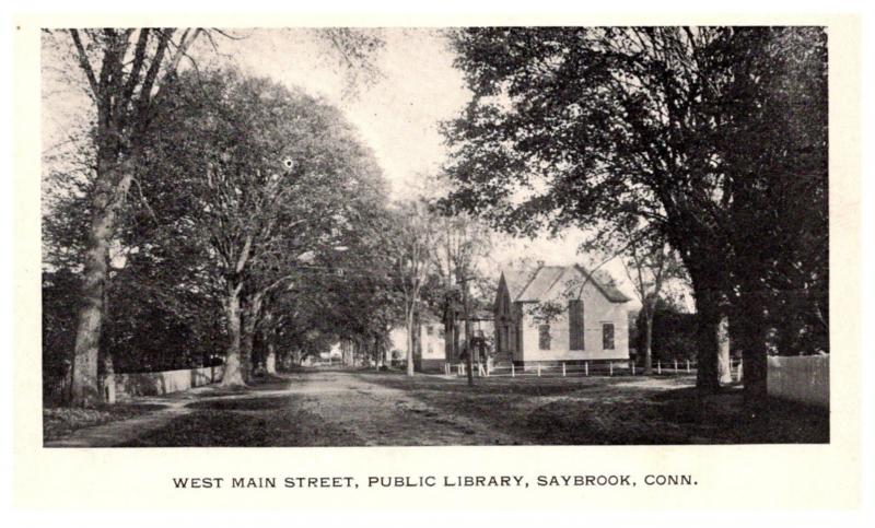 Connecticut Saybrook , West main Street , Public Library