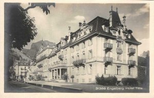 RPPC Engelberg HOTEL TITLIS Switzerland c1930s Vintage Postcard