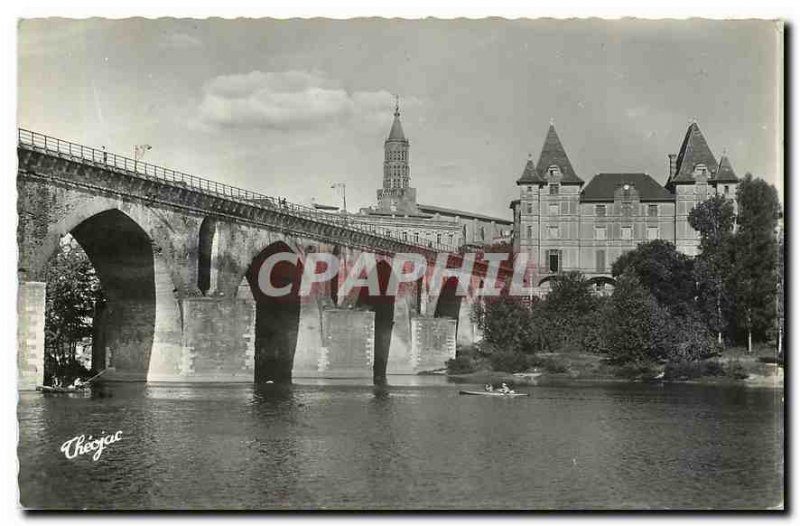 Old Postcard Montauban Tarn et Garonne XIV century Old Bridge