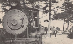 Disembarking the Edaville Railroad Cranberry Belt Train USA Old Postcard