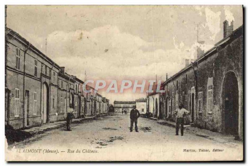 Old Postcard Laimont Rue du Chateau