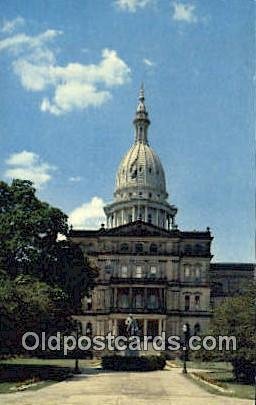 Lansing, Michigan, MI State Capital USA Unused 