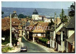 Postcard Modern Bridge L & # 39Eveque Arrival By road from Caen Hotel de l & ...