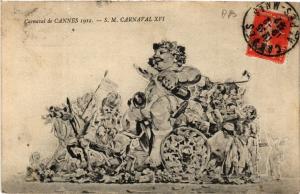 CPA CANNES - Carnaval de CANNES 1912 - S. M. Carnaval XVI (488455)