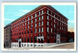 Duluth Minnesota MN Postcard YMCA Building Exterior Street c1920 Vintage Antique