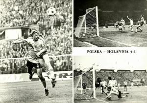 poland, CHORZÓW, Stadion Śląski, Poland-Holland 4-1 (1975) Stadium Postcard