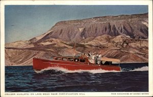 Lake Mead Nevada NV Cruiser Boat Hualapai Vintage Postcard