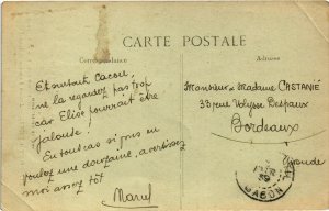 PC CPA GABON, PORT GENTIL, JEUNE FEMME N'KOMI, Vintage Postcard (b21738)