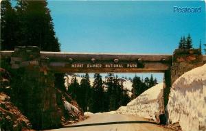 WA, Mount Rainier National Park, Washington, Summit-Chinook Pass, Bridge
