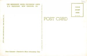 SS President Ferry Boats Ship Postcard